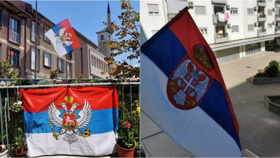 SLAVE I SRBI U CRNOJ GORI Trobojke u Budvi, Podgorici, Kotoru i Pljevlji (FOTO)