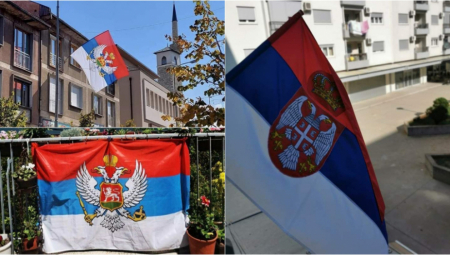 SLAVE I SRBI U CRNOJ GORI Trobojke u Budvi, Podgorici, Kotoru i Pljevlji (FOTO)