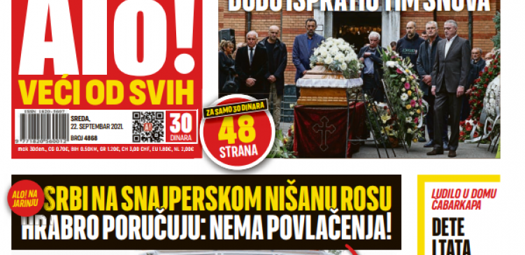 ALBANCIMA POMAŽU ĐILAS I HRVATI Srbi na snajperskom nišanu ROSU hrabro poručuju: Nema povlačenja!