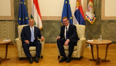 PRISUSTVUJE I PREDSEDNIK VUČIĆ Orban organizovao večeru za učesnike Četvrtog demografskog samita u Budimpešti