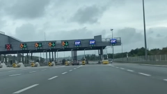 AMSS Na naplatnim rampama bez zadržavanja, saobraćaj umernog inteziteta