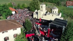 SIMBOL SLOBODE I NEUNIŠTIVOSTI Đurđevi stupovi - zadužbina Nemanjića, manastir koji je pet puta spaljivan i razaran