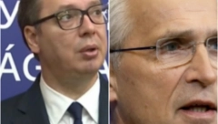 VUČIĆ RAZGOVARAO SA STOLTENBERGOM Predsednik Srbije sa šefom NATO-a o situaciji na Kosmetu