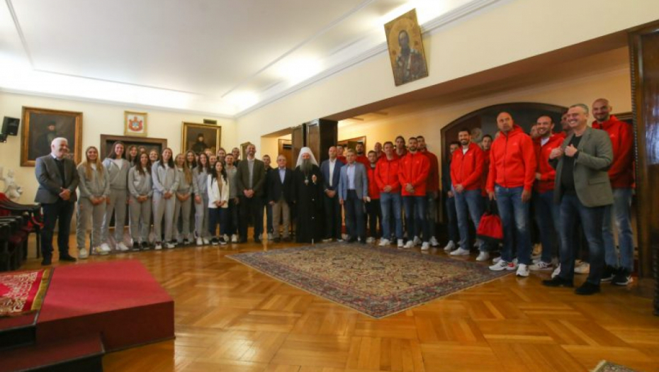 NA OBOSTRANU RADOST Patrijarh Porfirije ugostio KK Crvenu zvezdu