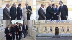 PREDSEDNIK SRBIJE U ZEMUNSKOJ GIMNAZIJI Vučić: Izgleda mnogo lepše nego u moje vreme, želim da se deca osećaju kao kod svoje kuće