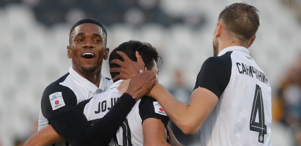 ČUVALI SU SE ZA GENT Crno-beli sa "pola gasa" srušili Radnik (VIDEO)