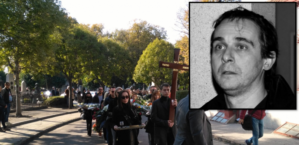 SAHRANJEN MARKO ŽIVIĆ Ispraćen govorom Dragana Bjelogrlića i pesmom "Jeleni umiru sami"! (VIDEO)