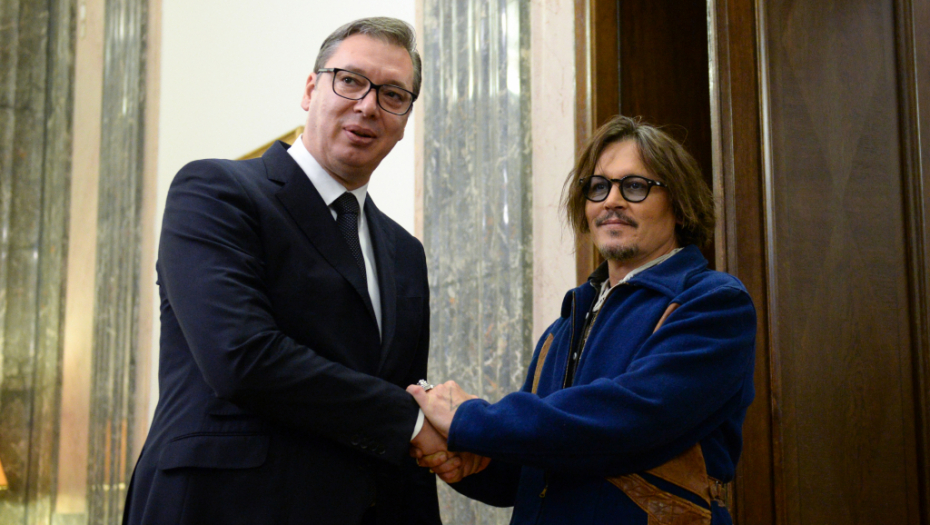 HVALA TI NA SVEMU! Vučić zahvalio Džoniju Depu što promoviše Srbiju (VIDEO)