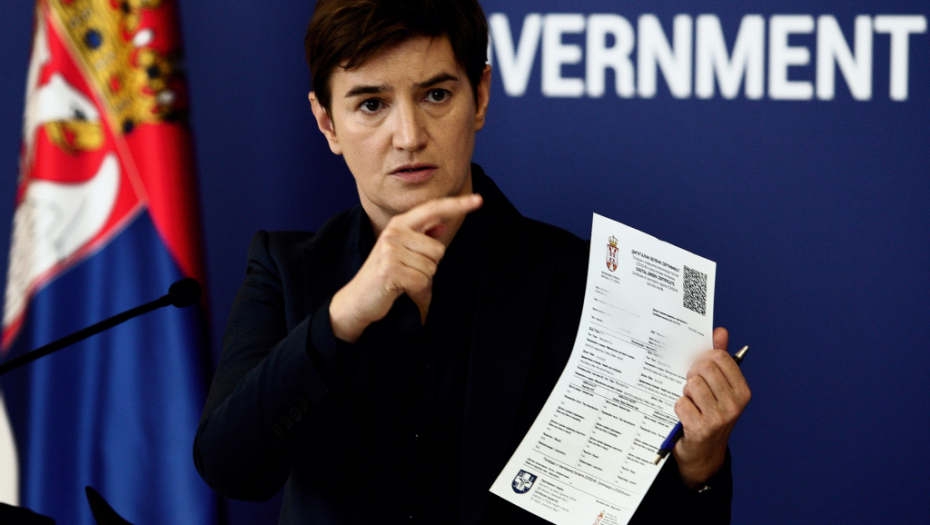 PREMIJERKA BRNABIĆ POSLE SEDNICE KRIZNOG ŠTABA Nakon 22 sata ne možete biti u zatvorenom prostoru