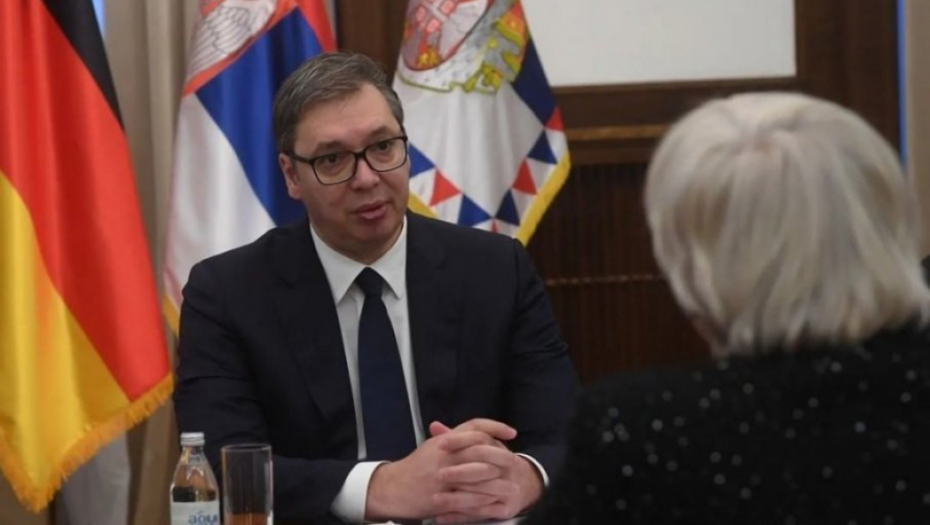 VUČIĆ SA KLAUDIJOM ROT Predsednik razgovarao sa potpredsednicom Bundestaga (VIDEO)