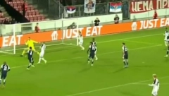 BRILJANTNA AKCIJA! Pogledajte kako je Crvena zvezda došla do vođstva u Danskoj! (VIDEO)