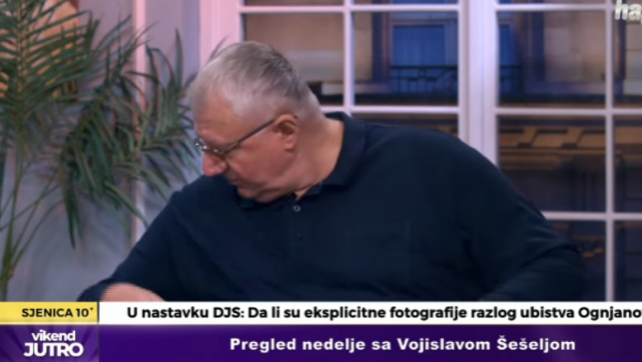 ŠEŠELJ U NEVERICI Incident u jutarnjem programu, odjeknulo jako! (VIDEO)