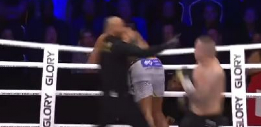 HRVAT NA BRUTALAN NAČIN PATOSIRAO PROTIVNIKA! Siroti Rumun nije znao gde se nalazi, ovakav udarac se retko viđa! (VIDEO)