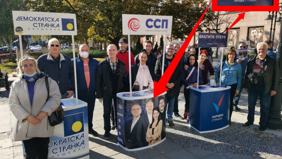 SUPTILNA PORUKA IZ OPOZICIJE Đilase, vraćaj oteto! (FOTO)