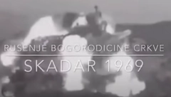 DIVLJACI I BEZBOŽNICI Ovako su Albanci digli u vazduh crkvu kod Skadra! (VIDEO)