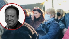 SUZE SAMO TEKU Milena Plavšić došla na Marinkovu sahranu, pevačica slomljena od bola!