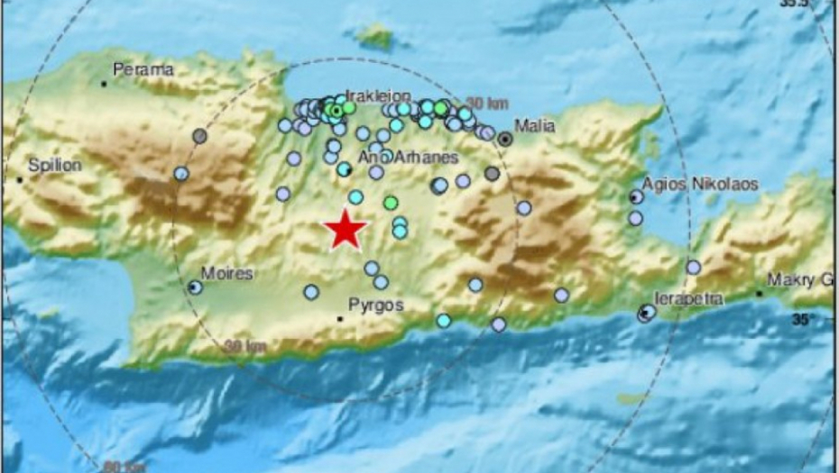 OSETIO SE I U EGIPTU Snažan zemljotres pogodio Grčku