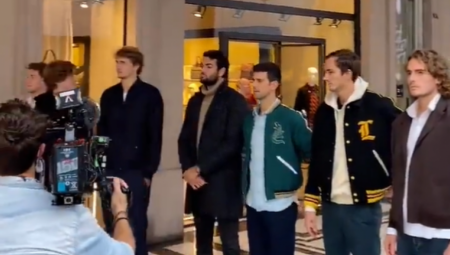 SNIMAK IZ TORINA OBIŠAO PLANETU! Zbog jednog detalja su svi gledali samo u Đokovića i Medvedeva! (VIDEO)