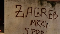 USTAŠKI GRAFITI NA ŠKOLI Strava i užas u Zagrebu: "Jedna srpska majka na groblje mora poć"