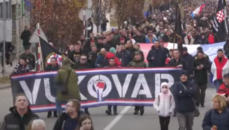 NACISTI DIVLJAJU U HRVATSKOJ, EVROPSKA UNIJA ĆUTI! U Vukovaru se vijorile crne ustaške zastave