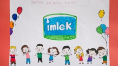 DONACIJA IMLEKA POVODOM SVETSKOG DANA DETETA: Uz podršku Sekretarijata za socijalnu zaštitu grada Beograda obeležen praznik deteta