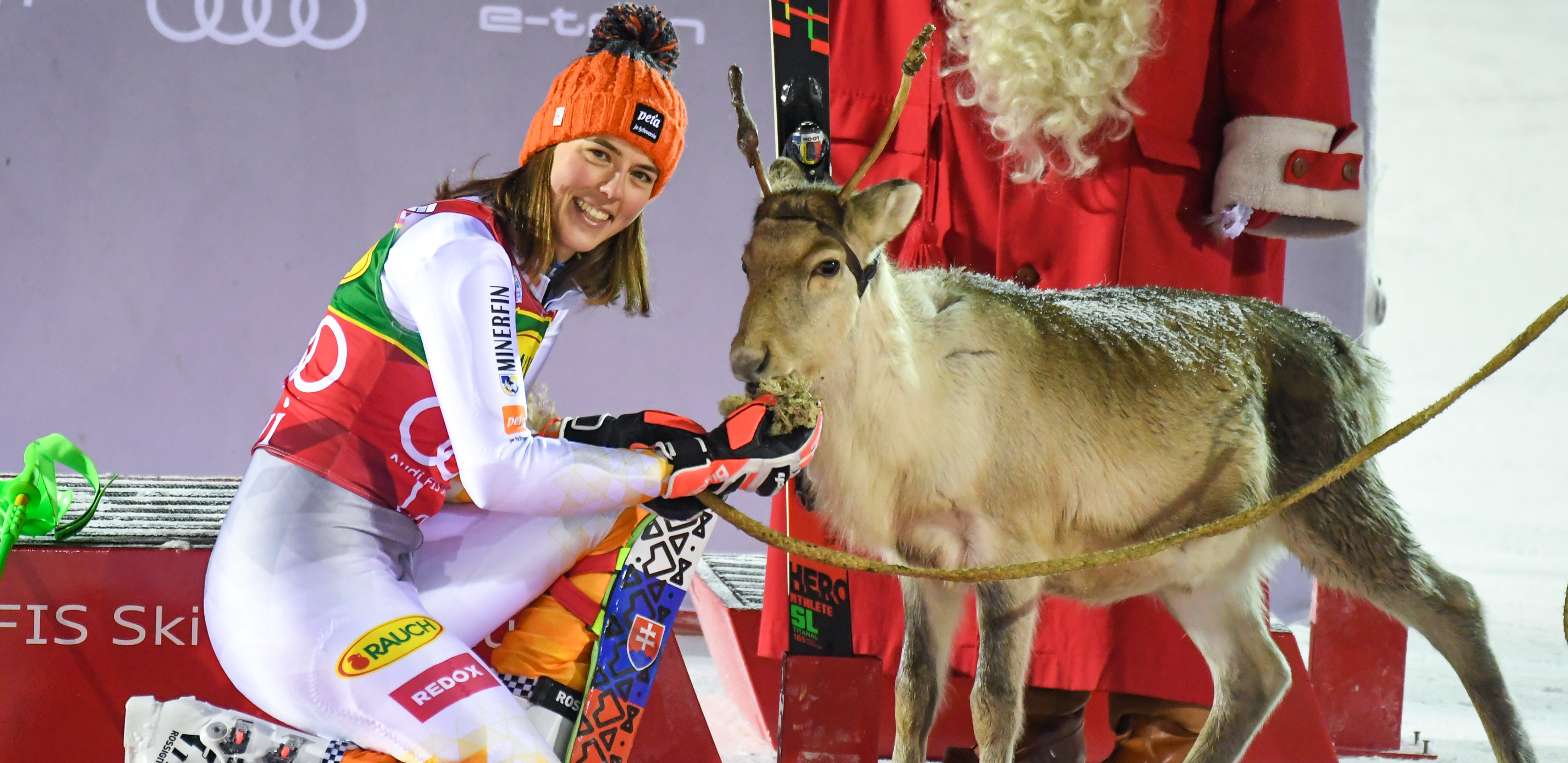 KRENULO JE ŽESTOKO Petra slavila ispred najbolje skijašice današnjice, a onda je nahranila njega (FOTO)