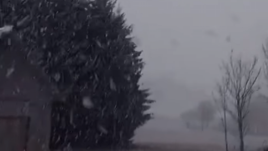 SNEG U HRVATSKOJ Zabelelo se u komšiluku! (VIDEO)