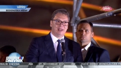 VUČIĆ ZAGRMEO ISPRED ARENE Ovo su poslednji izbori na kojima ću vas voditi, ali idemo do pobede!