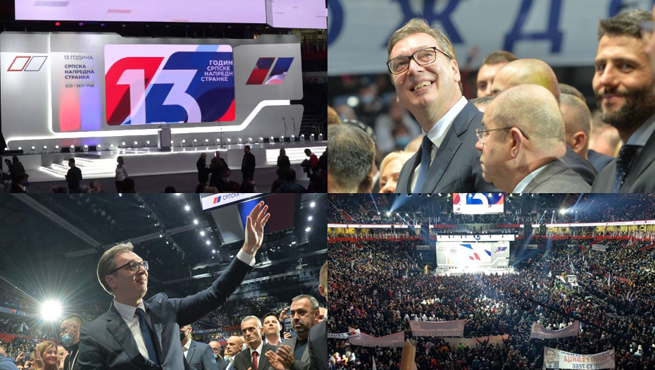 ZAVRŠENA SVEČANA AKADEMIJA SNS Vučić: U pobedu za Srbiju i za našu decu! Živela Srbija, beskrajno vas volim (FOTO/VIDEO)