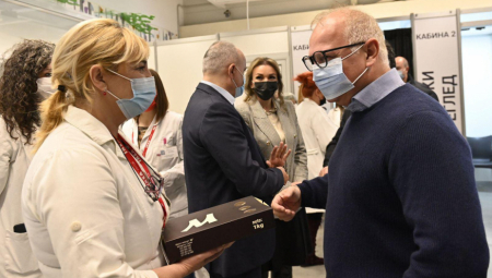 Otvoren punkt za vakcinaciju u robnoj kući "Ikea"