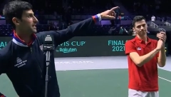 SRBIJA POBEDILA Novak uperio prst ka njima i obratio se na srpskom, oduševio je Madrid (VIDEO)