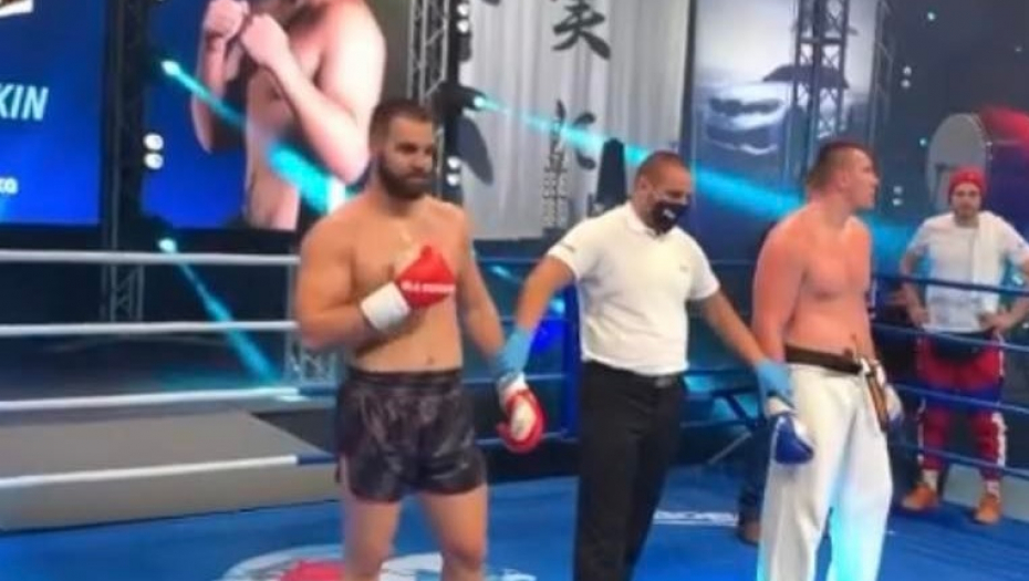 SAMO JE SEVNULO! Moćni Srbin jednim udarcem "ugasio" zver od 116 kilograma! (VIDEO)
