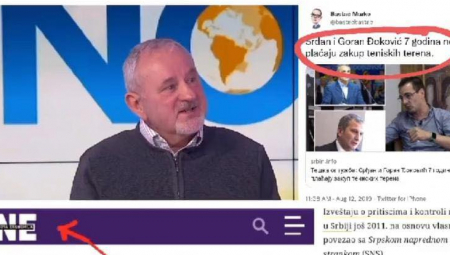 NOVAKA ĐOKOVIĆA NAPADALI ĐILASOVCI A NE VLAST! Urednik đilasovskog portala tvrdi da vlast napda srpskog tenisera, a oni ga sramno napadali još 2018. godine! (VIDEO)