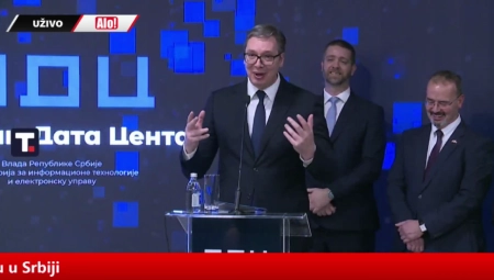 SMEH U SALI Vučić se našalio i pomenuo srpski grad koji jača iz dana u dan - Gde god odete, oni tamo...