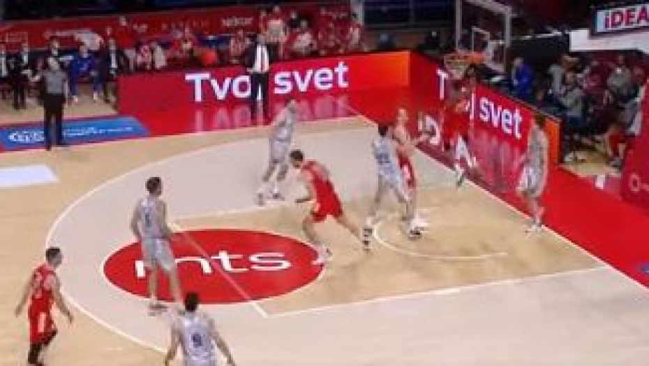 BRILJANTNO! Košarkaš Zvezde izveo potez u stilu NBA igrača! (UŽIVO)