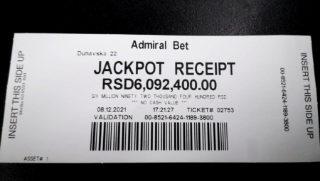 NESVAKIDAŠNJI DOBITAK "Posejdon" doneo sreću dami u AdmiralBetu