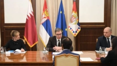 Predsednik Vučić sa ambasadorom države Katar (FOTO)