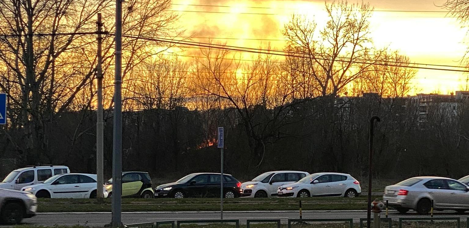 POŽAR NA NOVOM BEOGRADU Vatrena stihija zahvatila prostor iza tržnog centra (FOTO/VIDEO)