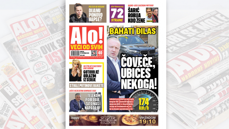 BAHATI ĐILAS Čoveče, ubićeš nekoga!