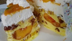 NAJTRAŽENIJI RECEPT ZA SVEČANU POSLASTICU Izvrnuta torta od rolata i voća, senzacija ukusa (VIDEO)