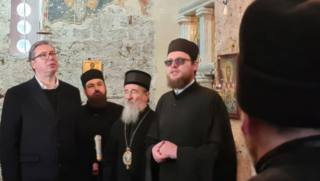 VUČIĆ U PRIBOJU Predsednik obišao svetinje u pribojskom kraju (VIDEO)