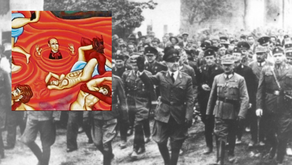 DA LI JE STEPINAC GOREO U PAKLU? Katolička crkva drži mise za Pavelića, a smeta im pravoslavna freska