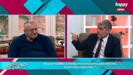 ŠEŠELJ I MIROLJUB PETROVIĆ "ZAPALILI" STUDIO Nemoj, molim te! Mene glava boli od te priče!