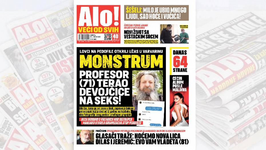 MONSTRUM PROFESOR (71) TERAO DEVOJČICE NA SEKS! Vodio ih u vikendicu na Jastrepcu