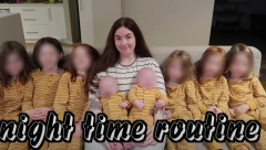 IMA 27 GODINA I OSMORO DECE Pripreme za odlazak u krevet počinju malo pre 17 časova, njihov video je zapalio internet!