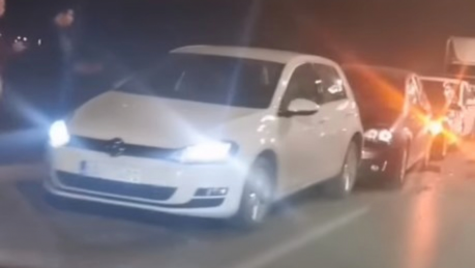PRVI SNIMAK LANČANOG SUDARA U ŠAPCU Čak 7 vozila učestvovalo u udesu, saobraćaj u pravcu grada ZAUSTAVLJEN (VIDEO)