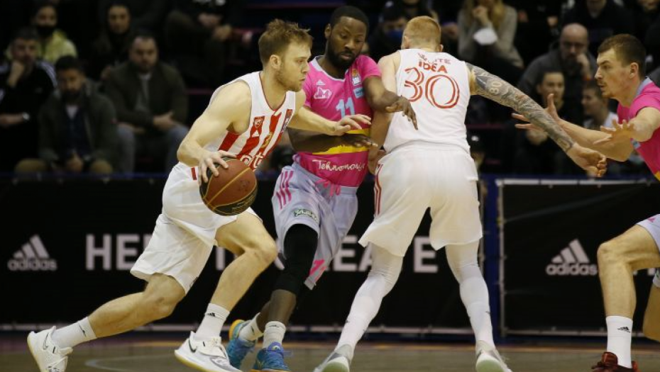 ZVEZDA NA KRILIMA KUZMIĆA SRUŠILA MEGU Crveno-beli nastavili pobednički niz u ABA ligi!