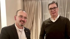 VUČIĆ ISPRATIO GODFRIJA: Hvala na podršci koju nam je pružio, odnosi Srbije i SAD su na značajno višem nivou (FOTO)