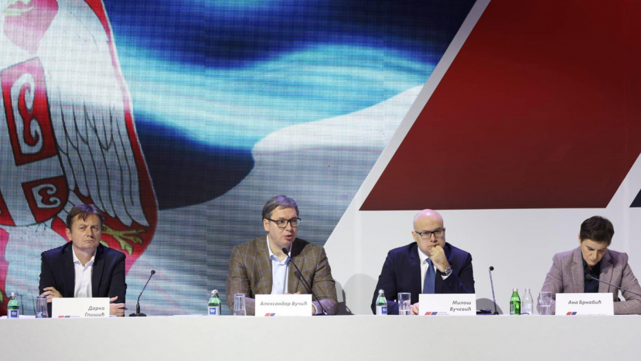ALEKSANDAR VUČIĆ NOSILAC SVIH LISTA SNS, PRVA NA LISTI DANICA GRUJIČIĆ (VIDEO)