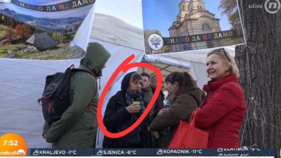 MRAČNA TAJNA LAŽNIH EKOLOŠKIH POKRETA Pogledajte ko je žena u crnom na protestu